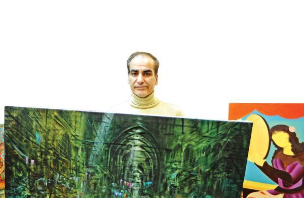 نمایشگاه هنر در مجتمع تجاری پر رفت و آمد ، هنر ایرانی در دنیا محبوب است