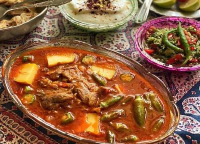 طرز تهیه آبگوشت بامیه ایلامی خوشمزه در 9 مرحله آسان